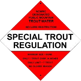 Special Regulation Trout Waters