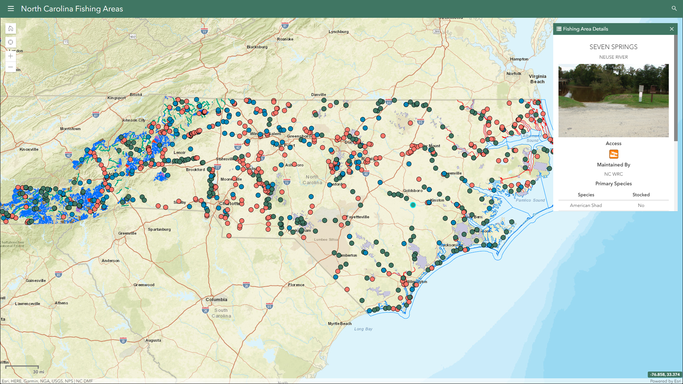 NCWRC Maps